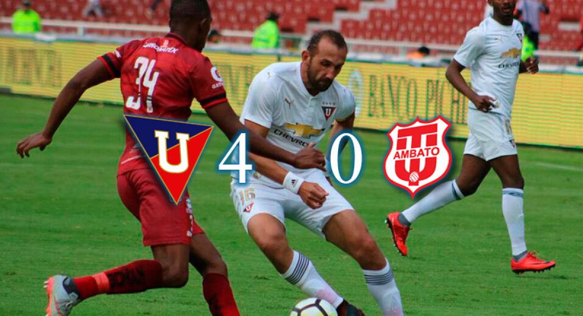 Serie A (4-0) Liga De Quito Golea A Técnico Universitario Y Se Acerca A ...