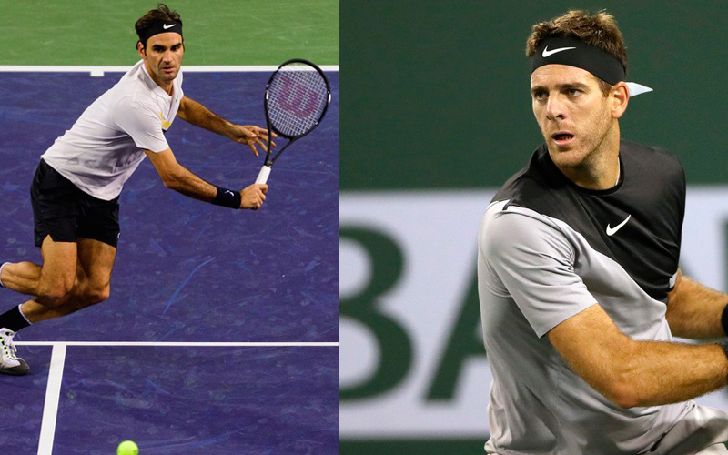 Indian Wells Roger Federer Y Del Potro Pisan Los Cuartos De Final De ...